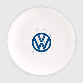 Тарелка с принтом Volkswagen в Белгороде, фарфор | диаметр - 210 мм
диаметр для нанесения принта - 120 мм | golf | golf gti | volkswagen | вольксваген | фолькс ваген | фольксваген