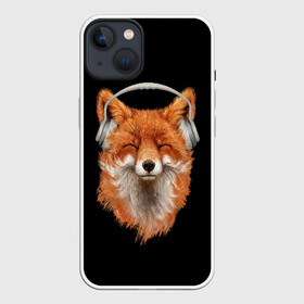 Чехол для iPhone 13 с принтом Лиса в наушниках в Белгороде,  |  | 20 | 2020 | 2k20 | 2к20 | animal | animals | forest | fox | headphones | music | new year | redhead | smile | животное | животные | зима | лес | лис | лиса | лисица | музыка | наушники | новый год | рыжая | смайл | улыбка | фыр