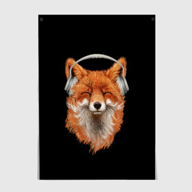 Постер с принтом Лиса в наушниках в Белгороде, 100% бумага
 | бумага, плотность 150 мг. Матовая, но за счет высокого коэффициента гладкости имеет небольшой блеск и дает на свету блики, но в отличии от глянцевой бумаги не покрыта лаком | Тематика изображения на принте: 20 | 2020 | 2k20 | 2к20 | animal | animals | forest | fox | headphones | music | new year | redhead | smile | животное | животные | зима | лес | лис | лиса | лисица | музыка | наушники | новый год | рыжая | смайл | улыбка | фыр