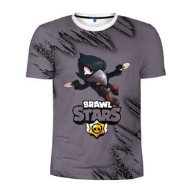 Мужская футболка 3D спортивная с принтом Brawl Stars CROW в Белгороде, 100% полиэстер с улучшенными характеристиками | приталенный силуэт, круглая горловина, широкие плечи, сужается к линии бедра | brawl | brawl stars | crow | leon | stars | бравл | бравл старс | браво старс | игра | компьютерная | кров | леон | онлайн | старс