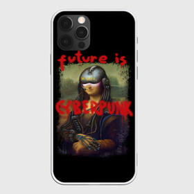 Чехол для iPhone 12 Pro Max с принтом Cyberpunk Mona Lisa в Белгороде, Силикон |  | Тематика изображения на принте: 2077 | cyberpunk | cyberpunk 2077 | game | keanu reeves | lisa | mona | samurai | игра | искуство | картина | киану ривз | кибер | киберпанк | киборг | лиза | мона | робот | самураи