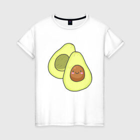 Женская футболка хлопок с принтом Авокадо в Белгороде, 100% хлопок | прямой крой, круглый вырез горловины, длина до линии бедер, слегка спущенное плечо | avocados | авокадо | веганский | вегетарианский | вегетарианское | еда | едой | еды | зеленое | зелёные | зеленый | фрукт | фруктами | фруктовое | фруктовый | фрукты