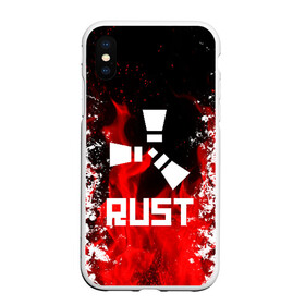 Чехол для iPhone XS Max матовый с принтом RUST в Белгороде, Силикон | Область печати: задняя сторона чехла, без боковых панелей | magic rust | rust | rust 2019 | раст | раст 2019. | раст легаси