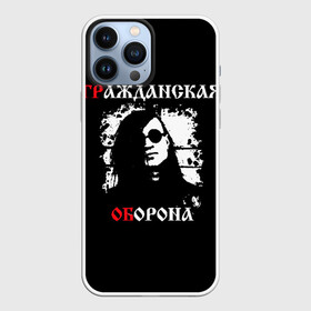 Чехол для iPhone 13 Pro Max с принтом Гр.Об + Анархия (спина) в Белгороде,  |  | punk | punks not dead | гр.об. | гражданская оборона | гроб | егор летов | панки | хой