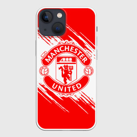 Чехол для iPhone 13 mini с принтом МАНЧЕСТЕР ЮНАЙТЕД в Белгороде,  |  | fc | fcmu | football | football club | manchester united | sport | манчестер юнайтед | спорт | фк | фкмю | футбол | футбольный клуб