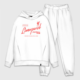 Мужской костюм хлопок OVERSIZE с принтом Ливерпуль в Белгороде,  |  | liverpool | liverpool fc | ynwa | you never walk alone | ливерпуль | фан ливерпуля | фанатская | футбол | футболист | футбольный клуб | энфильд