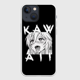 Чехол для iPhone 13 mini с принтом KAWAII в Белгороде,  |  | ahegao | anime | girl | girls | hikky | kawaii | kowai | senpai | waifu | yandre | аниме | ахегао | вайфу | девушка | кавай | кун | семпай | сенпай | тян
