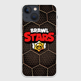 Чехол для iPhone 13 mini с принтом Brawl Stars Metal Hex в Белгороде,  |  | brawl | brawl st | brawl stars | colt | hexagon | logo | map | mobo | pattern | poco | shelly | stars | бравл | игра | игры | карта | кольт | лого | мобильные игры | патерн | паттерн | поко | соты | старс | шелли