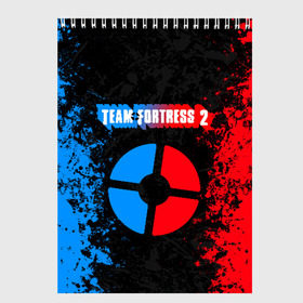 Скетчбук с принтом TEAM FORTRESS 2 RED VS BLUE в Белгороде, 100% бумага
 | 48 листов, плотность листов — 100 г/м2, плотность картонной обложки — 250 г/м2. Листы скреплены сверху удобной пружинной спиралью | fortress 2 | team 2 | team fortress | team fortress 2 | тим 2 | тим фортрес. | тим фортресс | тим фортресс 2 | фортресс 2