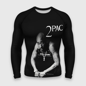 Мужской рашгард 3D с принтом 2pac в Белгороде,  |  | 2pac | changes | nigga | oldschool | pac | rap | нигга | олдскулл | пак | рэп | тупак