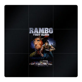 Магнитный плакат 3Х3 с принтом Rambo: First Blood в Белгороде, Полимерный материал с магнитным слоем | 9 деталей размером 9*9 см | action | army | blood | first | john | last | rambo | stallone | states | sylvester | united | usa | армия | боевик | джон | кровь | первая | последняя | рэмбо | сильвестр | сталлоне | сша