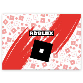 Поздравительная открытка с принтом ROBLOX в Белгороде, 100% бумага | плотность бумаги 280 г/м2, матовая, на обратной стороне линовка и место для марки
 | roblox | roblox simulator. | код роблокс | роблокс | роблокс симулятор