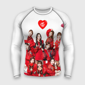 Мужской рашгард 3D с принтом TWICE в Белгороде,  |  | chaeyoung | dahyun | jeongyeon | jihyo | k pop | kpop | mina | momo | nayeon | once | sana | twice | tzuyu | what is love | yes or yes | к поп | корея | музыка | твайс