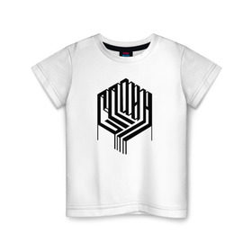 Детская футболка хлопок с принтом СПЛИН в Белгороде, 100% хлопок | круглый вырез горловины, полуприлегающий силуэт, длина до линии бедер | splin | александр васильев | сплин