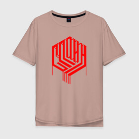 Мужская футболка хлопок Oversize с принтом СПЛИН в Белгороде, 100% хлопок | свободный крой, круглый ворот, “спинка” длиннее передней части | splin | александр васильев | сплин