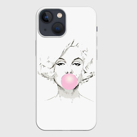 Чехол для iPhone 13 mini с принтом Мэрилин Монро в Белгороде,  |  | girl | girls | marilyn monroe | monroe | retro | актриса | девушка | знаменитости | знаменитость | картинки | модель | монро | мэрилин монро | прикольные | ретро