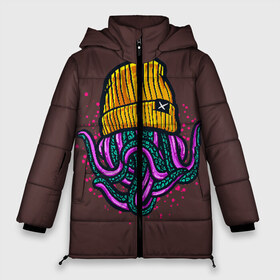 Женская зимняя куртка 3D с принтом Octopus(Lil Peep GBC) в Белгороде, верх — 100% полиэстер; подкладка — 100% полиэстер; утеплитель — 100% полиэстер | длина ниже бедра, силуэт Оверсайз. Есть воротник-стойка, отстегивающийся капюшон и ветрозащитная планка. 

Боковые карманы с листочкой на кнопках и внутренний карман на молнии | gbc | lil | peep | rap | rock | бордовый | желтый | зеленый | исполнитель | картинка | надпись на спине | осьминог | редактируемый дизайн | рок | рэп | рэпер | сочный цвет | фиолетовый