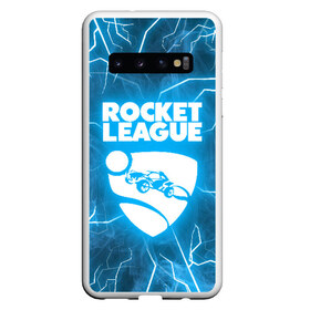 Чехол для Samsung Galaxy S10 с принтом ROCKET LEAGUE в Белгороде, Силикон | Область печати: задняя сторона чехла, без боковых панелей | racing. | rocket league | rocket league garage | rocket trade | гонки | рокет лига