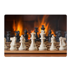 Магнитный плакат 3Х2 с принтом Шахматы в Белгороде, Полимерный материал с магнитным слоем | 6 деталей размером 9*9 см | Тематика изображения на принте: дамка | доска | игра | игры | камин | конь | король | огне | огнём | огненное | огонь | пешка | пламя | слон | ферзь | фигурки | фигуры | шахматная | шахматы