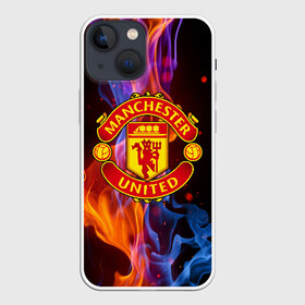 Чехол для iPhone 13 mini с принтом МАНЧЕСТЕР ЮНАЙТЕД | FCMU | MANCHESTER UNITED в Белгороде,  |  | fc | fcmu | football | football club | manchester united | sport | манчестер юнайтед | спорт | фк | фкмю | футбол | футбольный клуб