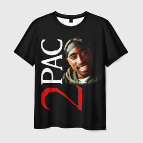 Мужская футболка 3D с принтом 2pac в Белгороде, 100% полиэфир | прямой крой, круглый вырез горловины, длина до линии бедер | 2pac | nigga | oldschool | pac | rap | нигга | олдскулл | пак | рэп | тупак