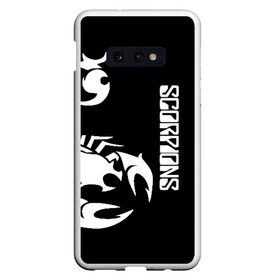 Чехол для Samsung S10E с принтом SCORPIONS СКОРПИОНС в Белгороде, Силикон | Область печати: задняя сторона чехла, без боковых панелей | black | scorpions | клаус майне | маттиас ябс | микки ди | павел мончивода | рудольф шенкер | скорпион | скорпионс | чёрный