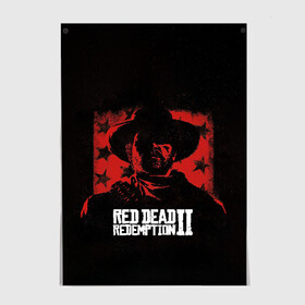 Постер с принтом Red Dead Redemption в Белгороде, 100% бумага
 | бумага, плотность 150 мг. Матовая, но за счет высокого коэффициента гладкости имеет небольшой блеск и дает на свету блики, но в отличии от глянцевой бумаги не покрыта лаком | dead | gamer | john | marston | rdr | red | redemption | rockstar | shooter | western | вестерн | джон | марстон | шутер