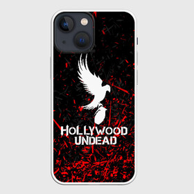 Чехол для iPhone 13 mini с принтом HOLLYWOOD UNDEAD в Белгороде,  |  | deuce | hollywood undead | hu | j dog | shady jeff | голливуд | голливудская нежить | даниэль мурильо | джордан террелл | джордж артур рейган | дилан альварес | мэттью сент клер | нежить