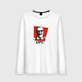 Мужской лонгслив хлопок с принтом UFC (Конор) в Белгороде, 100% хлопок |  | Тематика изображения на принте: kfc | ufc | боец | конор макгрегор