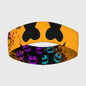 Повязка на голову 3D с принтом MARSHMELLO HALLOWEEN | МАРШМЕЛЛО ХЕЛЛОУИН в Белгороде,  |  | america | dj | halloween | marshmello | marshmello halloween | usa | америка | маршмелло | маршмелло хеллоуин | хеллоуин | хэллоуин