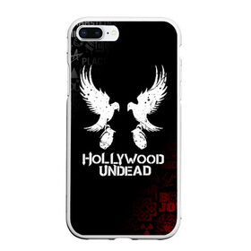 Чехол для iPhone 7Plus/8 Plus матовый с принтом HOLLYWOOD UNDEAD в Белгороде, Силикон | Область печати: задняя сторона чехла, без боковых панелей | deuce | hollywood undead | hu | j dog | shady jeff | голливуд | голливудская нежить | даниэль мурильо | джордан террелл | джордж артур рейган | дилан альварес | мэттью сент клер | нежить