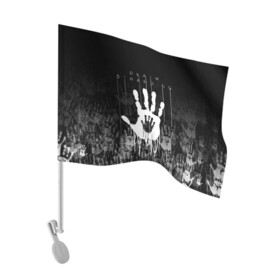 Флаг для автомобиля с принтом DEATH STRANDING | DS в Белгороде, 100% полиэстер | Размер: 30*21 см | death stranding | kojima | kojima productions | кодзима | мадс микельсон | норман ридус