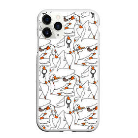 Чехол для iPhone 11 Pro матовый с принтом Злой гусь в Белгороде, Силикон |  | Тематика изображения на принте: goose | honk | untitled goose game | гусь | гусь игра | злой гусь | игра про гуся | кря | отвратительный гусь