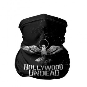 Бандана-труба 3D с принтом Hollywood Undead в Белгороде, 100% полиэстер, ткань с особыми свойствами — Activecool | плотность 150‒180 г/м2; хорошо тянется, но сохраняет форму | Тематика изображения на принте: charlie scene | danny | funny man | hollywood undead | hu | j dog | johnny 3 tears | андед | голивуд | голливудская | группа | гу | нежить | реп | рок | рэп | рэпкор | ундед | ундэ