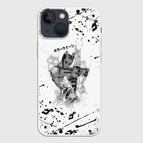 Чехол для iPhone 13 mini с принтом KILLER QUEEN черные брызги в Белгороде,  |  | adventure | jojo | jojo s bizarre | jojo’s bizarre adventure | killer queen | аниме | джоджо | манга | невероятные приключения джоджо