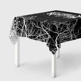 Скатерть 3D с принтом GHOSTEMANE BLACK FOREST в Белгороде, 100% полиэстер (ткань не мнется и не растягивается) | Размер: 150*150 см | eric whitney | ghostemane | trash | треш