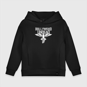 Детское худи Oversize хлопок с принтом HOLLYWOOD UNDEAD в Белгороде, френч-терри — 70% хлопок, 30% полиэстер. Мягкий теплый начес внутри —100% хлопок | боковые карманы, эластичные манжеты и нижняя кромка, капюшон на магнитной кнопке | deuce | hollywood undead | hu | j dog | shady jeff | голливуд | голливудская нежить | даниэль мурильо | джордан террелл | джордж артур рейган | дилан альварес | мэттью сент клер | нежить