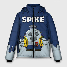 Мужская зимняя куртка 3D с принтом Brawl Stars Spike Robot в Белгороде, верх — 100% полиэстер; подкладка — 100% полиэстер; утеплитель — 100% полиэстер | длина ниже бедра, свободный силуэт Оверсайз. Есть воротник-стойка, отстегивающийся капюшон и ветрозащитная планка. 

Боковые карманы с листочкой на кнопках и внутренний карман на молнии. | brawl stars | brawl stars crow | brawl stars crow phoenix | brawl stars leon | brawl stars spike | скачать brawl stars | скачать бесплатно brawl stars