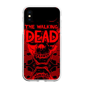 Чехол для iPhone XS Max матовый с принтом The Walking Dead в Белгороде, Силикон | Область печати: задняя сторона чехла, без боковых панелей | amc | carol | daryl | dixon | michonne | negan | reaction | rick | season 10 | twd | zombies | диксон | дэрил | зомби | мертвецы | мишонн | неган | реакция | рик | ходячие