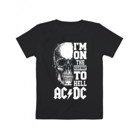 Детская футболка хлопок с принтом AC/DC в Белгороде, 100% хлопок | круглый вырез горловины, полуприлегающий силуэт, длина до линии бедер | ac dc | acdc | acdc ас дс | австралийская | ангус янг | асдс | блюз | группа | крис слэйд | метал | молния | музыка | певцы | рок | рок н ролл | стиви янг | хард | хардрок | эксл роуз