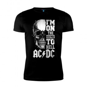 Мужская футболка премиум с принтом AC/DC в Белгороде, 92% хлопок, 8% лайкра | приталенный силуэт, круглый вырез ворота, длина до линии бедра, короткий рукав | ac dc | acdc | acdc ас дс | австралийская | ангус янг | асдс | блюз | группа | крис слэйд | метал | молния | музыка | певцы | рок | рок н ролл | стиви янг | хард | хардрок | эксл роуз