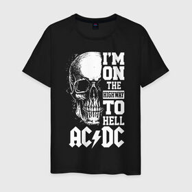 Мужская футболка хлопок с принтом AC/DC в Белгороде, 100% хлопок | прямой крой, круглый вырез горловины, длина до линии бедер, слегка спущенное плечо. | ac dc | acdc | acdc ас дс | австралийская | ангус янг | асдс | блюз | группа | крис слэйд | метал | молния | музыка | певцы | рок | рок н ролл | стиви янг | хард | хардрок | эксл роуз