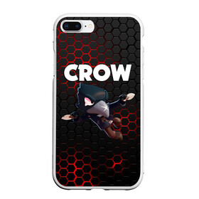 Чехол для iPhone 7Plus/8 Plus матовый с принтом BRAWL STARS CROW в Белгороде, Силикон | Область печати: задняя сторона чехла, без боковых панелей | brawl stars | bull | colt | crow | leon | stars | берли | бо | брок | ворон | джесси | динамайк | дэррил | кольт | леон | мортис | нита | пайпер | пенни | поко | пэм | рикошет | спайк | фрэнк | шелли | эль примо