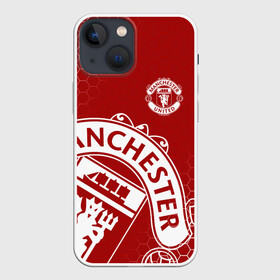 Чехол для iPhone 13 mini с принтом МАНЧЕСТЕР ЮНАЙТЕД в Белгороде,  |  | fc | fcmu | football | football club | manchester united | red devils | sport | красные дьяволы | манчестер юнайтед | спорт | фк | фкмю | футбол | футбольный клуб