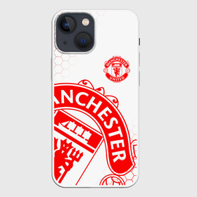 Чехол для iPhone 13 mini с принтом МАНЧЕСТЕР ЮНАЙТЕД в Белгороде,  |  | fc | fcmu | football | football club | manchester united | red devils | sport | красные дьяволы | манчестер юнайтед | спорт | фк | фкмю | футбол | футбольный клуб