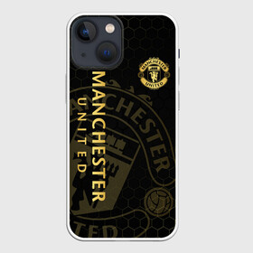 Чехол для iPhone 13 mini с принтом Манчестер Юнайтед в Белгороде,  |  | manchester | manchester united | mufc | red devils | красные дьяволы | манчестер | манчестер юнайтед | фанатская | футбольная | футбольный клуб | юнайтед