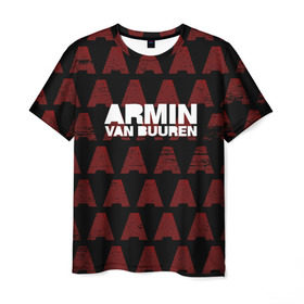 Мужская футболка 3D с принтом Armin van Buuren в Белгороде, 100% полиэфир | прямой крой, круглый вырез горловины, длина до линии бедер | a state of trance | armin | armin van buuren | asot | van buuren | армин | армин ван бюрен | ван бюрен