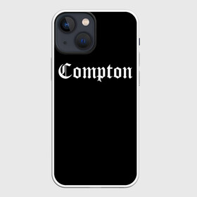 Чехол для iPhone 13 mini с принтом COMPTON (НА СПИНЕ) | КОМПТОН в Белгороде,  |  | compton | dj yella | dr. dre | eazy e | ice cube | mc ren | n.w.a | nwa | straight outta compton | west side | западная сторона | комптон