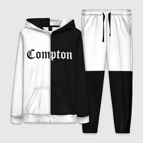 Женский костюм 3D с принтом COMPTON в Белгороде,  |  | compton | dj yella | dr. dre | eazy e | ice cube | mc ren | n.w.a | nwa | straight outta compton | west side | западная сторона | комптон