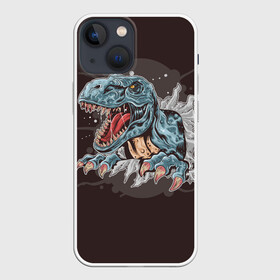 Чехол для iPhone 13 mini с принтом T Rex в Белгороде,  |  | art | dino | dinos | dinosaur | raptor | style | trex | velociraptor | арт | динозавр | мир юрского периода | ти рекс | ящер